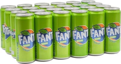 Tray Fanta - Exotic No Sugar - Sleekcan - 24x33cl