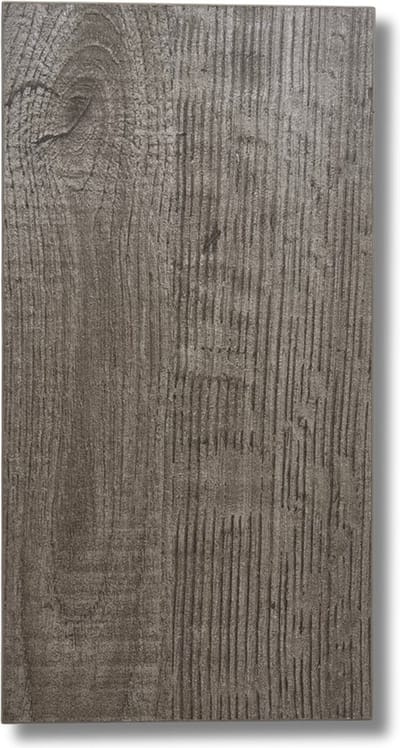 INK Wastafelonderkast - 100x45x52cm - 2 lades - greeploos - houten keerlijst - MFC Greige eiken