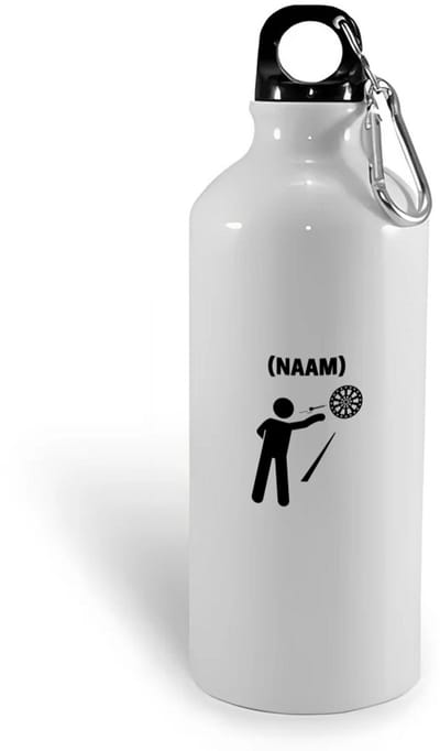 Hacebo® - Darten met eigen naam waterfles - Dartbord - Darter - Sport - water fles - 400ML