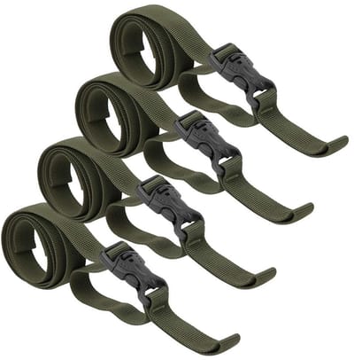 Dailygoods- Veiligheidsgordel 135 cm - Bagageriem - Kofferbeugel - Nylon materiaal - Verstelbaar - Dubbele veiligheidsgesp - Geschikt voor outdoor gebruik