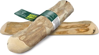 GoodWood Natuurlijk Kauwbot voor Kleine Honden - Set van 2 - Duurzaam Koffiehout - Small - Veilig en Splintervrij Speelgoed