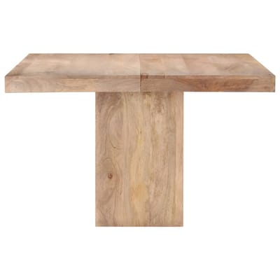 vidaXL - Eettafel - 120x120x77 - cm - massief - mangohout