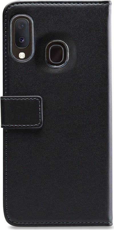 Mobilize Telefoonhoesje geschikt voor Samsung Galaxy A20e Hoesje | Mobilize Classic Gelly Wallet Bookcase Portemonnee | Pasjeshouder voor 2 Pasjes | Telefoonhoesje voor Pinpas / OV Kaart / Rijbewijs - Zwart