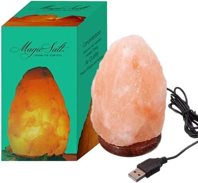 Core® Himalaya Zoutlamp - Zoutlamp - Oranje - ‎12cm x 12cm x 30cm