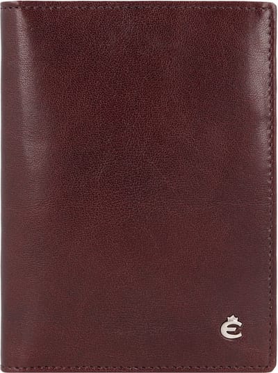 Esquire Toscana Identiteitskaart etui RFID-bescherming Leer 9 cm - coffee