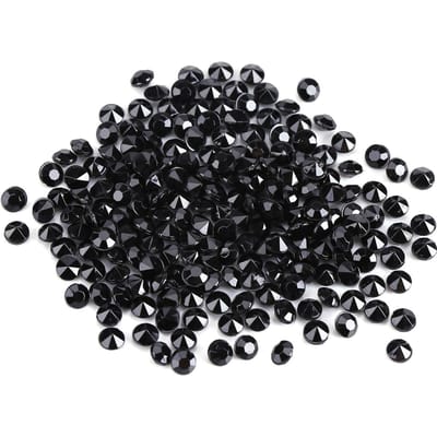 1000 stuks/zak 4 mm heldere acryl kralen vaasvuller bruiloftsfeest decoratie doe-het-zelf accessoires blauw Black