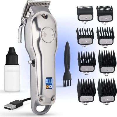 REN® Trimmer Mannen Schaamstreek - Trimmer Schaamstreek - Bodygroomer Mannen - Trimmer - Zilver - 25cm x 16cm x 9cm