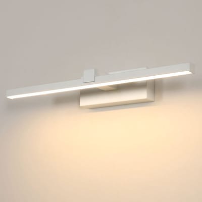 Haobosic Langwerpige Spiegellamp - Wit - 40cm - Warm Licht
