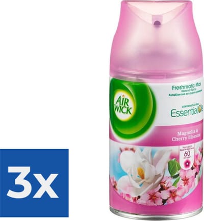 Air Wick - Luchtverfrisser - Navulling - Aziatische Kersenbloesem - 250ml x 3
