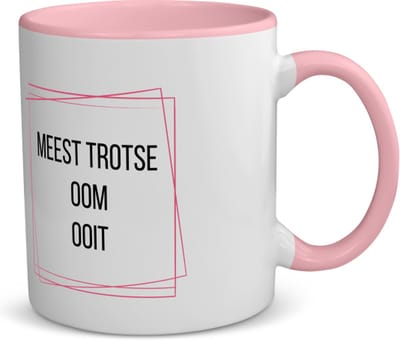 Akyol - meest trotse oom ooit koffiemok - theemok - roze - Oom - trotse oom - verjaardagscadeau - verjaardag - cadeau - cadeautje voor oom - oom artikelen - kado - geschenk - gift - 350 ML inhoud