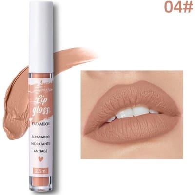 Waterdichte Fluwelen Matte Naakt Lipgloss Sexy Langdurige Non-stick Cup Vloeibare Lipstick Lip Make-up Voor Vrouwen Cosmetische