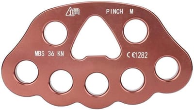 Klimplaat 8 Gaten - Meervoudige Plaat - Redden Klimuitrusting - 36KN Sterkte