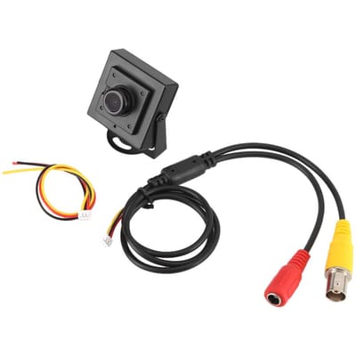 Mini caméra de sécurité HD 700TVL, grand angle 100 degrés, objectif 2,1 mm, pour usage intérieur et extérieur, à domicile ou au bureau