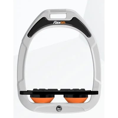 Platte Grip Riemen Wit/Zwart/Oranje Flex-On Green Composite