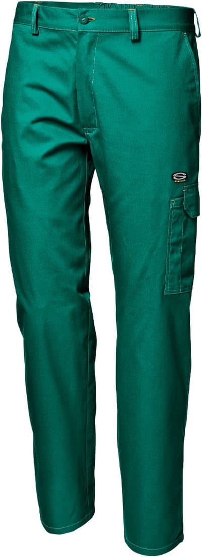 SIR SAFETY SYMBOL Werkbroek HEREN Tuinieren Veiligheidsbroek Groen - Met Rulerzak - Met Achterzak - Verstevigde Naden