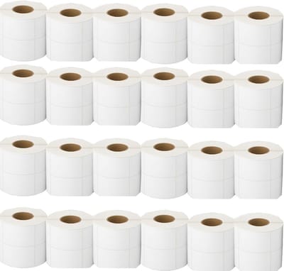 Zelfklevende Etiketten Rollen, UPC Barcode, 64x59 mm, 24 Rollen