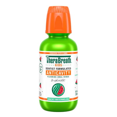 TheraBreath Kids Mouthwash with Fluoride – Wacky Watermelon – Mondwater voor Kinderen – 296ml