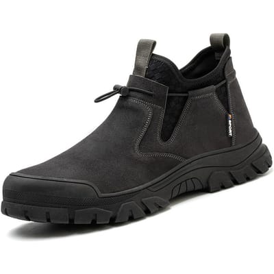 Veiligheidsschoenen Heren Werkschoenen Stalen Neus Schoenen Voor Heren Anti-Perforatie Laarzen Onverwoestbare Werkschoenen Buiten Veiligheidslaarzen 41 black