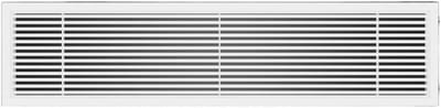 Ventilatierooster - Luchtuitlaat Kap - Ventilatie Regelen - Verstelbare Bladen - 104 x 34 cm - Wit