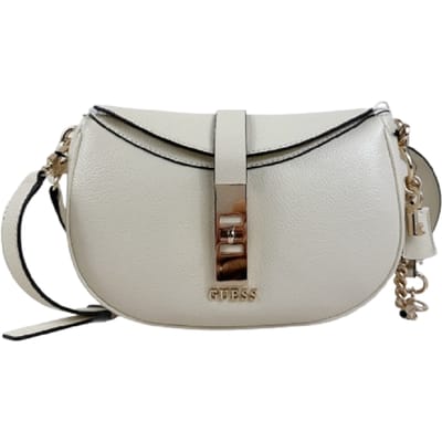 Guess Brooke Schouder Zak vrouw off wit in synthetisch materiaal met Charm en Logo