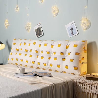 Bed Kussen - Leeskussen Rugsteun - Ontspannen Lezen - Niet-Glijdend Ontwerp - 100cm - Grijs