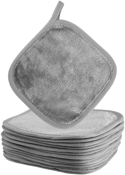 Dailygoods- Make-updoekjes Set van 14 - Wasbare Microvezel - Herbruikbare Make-uppads - 16 x 16 cm - Zachte Gezichtsdoekjes - Perfect voor Afschminken - Reinigingsdoekjes