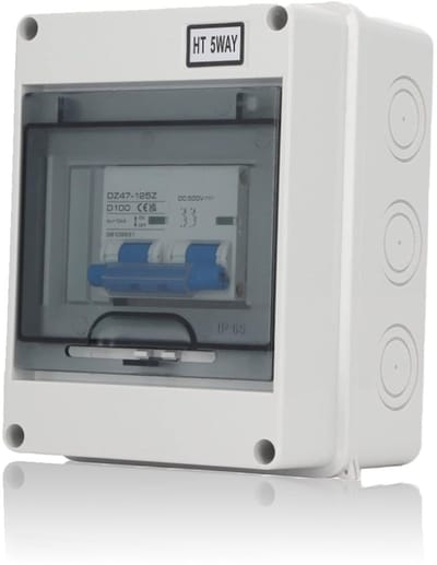 PV DC Waterdichte Schakelaar met Overspanning en Overbelasting Bescherming voor Zonne-energie Systemen