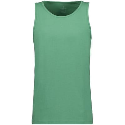 Ragman Ondermode Uni Tank Top Single Jersey Grasgroen / male