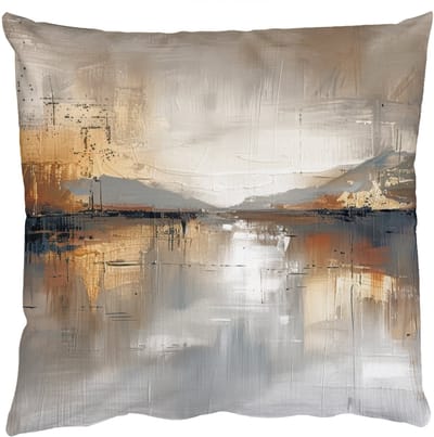 Sierkussens - Kussentjes Woonkamer - 50x50 cm - Abstract - Modern - Beige - Aesthetic - Goud