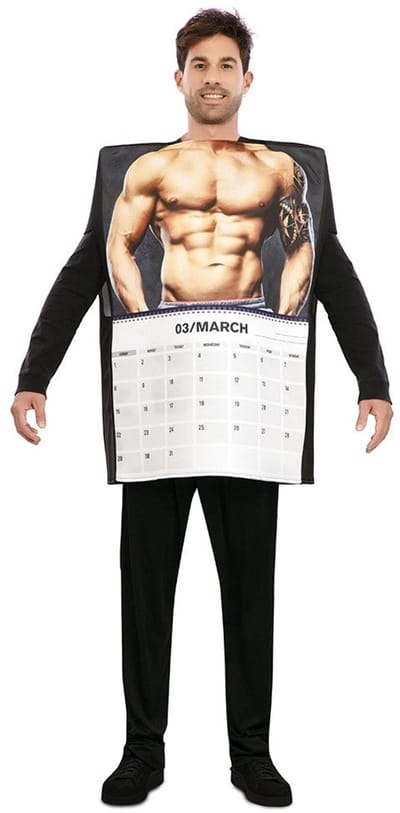 Sexy kalender Meneer March Herenkostuum M/L