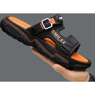 Mode Heren Sandalen Lichtgewicht Ademend Pantoffels Klompen Tuinschoenen Buiten Strand Casual Schoenen Antislip Wandelen Sport Slippers 43 black