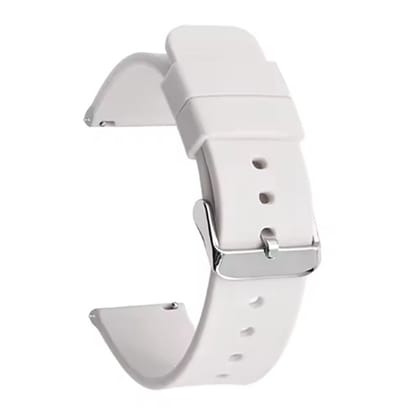 Actie4you® - Siliconen Horlogeband - Horlogebandje – Universeel – 18MM – Wit