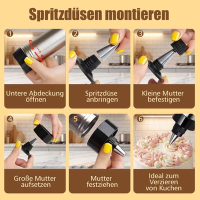 Dailygoods- Bakpers roestvrij staal - Koekjespers met 16 sjablonen - 8 spuitmonden - Spuitzak - Borstel - Ergonomische handgreep