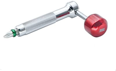 Vouwbare Staalschroevendraaier met Verborgen Schacht I EDC Tool voor Onderhoud en Reparatie van Fiets, Motor en Scooter