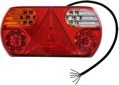 ProPlus Achterlicht aanhanger/caravan - 6 functies - 32 LED - waterdicht - links