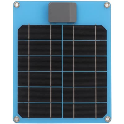 5W 5V Zonnepaneel Monokristallijn Energiegenerator Paneel Batterijlader Kit voor Auto Boot Trailer Camper Blauw blauw