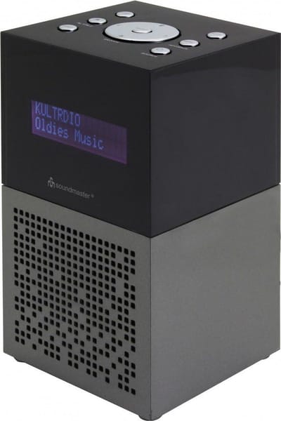 Klokradio met Radiofunctie - Digitale Radio DAB+ - Wakker Worden - Met Oplaadpoort - 8 x 8 x 13.6 cm