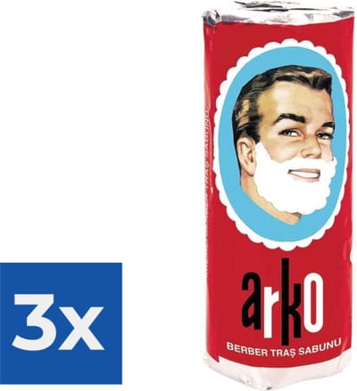 Arko - 75 ml - Scheerzeep (1 stuk) - Voordeelverpakking 3 stuks