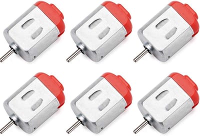 Mini DC Motor - Kleine Elektromotor Speelgoedmotor - DIY Projecten Wetenschap - Hoge Snelheid 16500RPM - 3V 6V - Metaal
