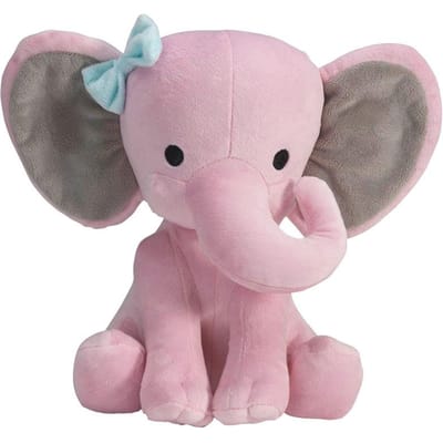25cm Grijze Olifant Gevulde Pluche Speelgoed Kawaii Dieren Zacht Slapend Gevuld Kussen Pop Pluche voor Babykamer Decoratieve Geschenken