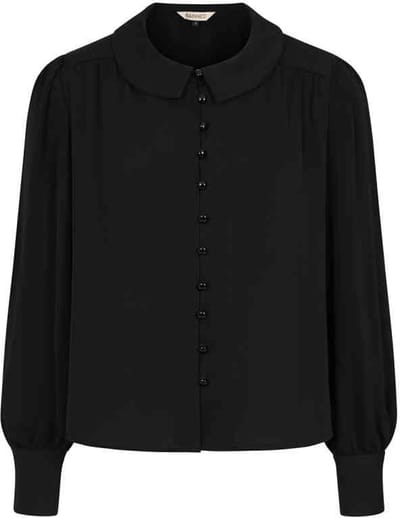 Banned - Victoria Blouse - S - Zwart