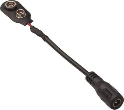 Power Ace 9V Battery Plug 1,5 mm Barrel Converter