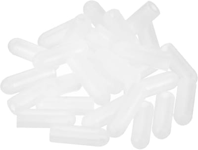 Siliconen Eindkappen - Beschermdoppen Rubber - Meubels Beschermen - Hittebestendig Flexibel - 28 Stuks - Transparant