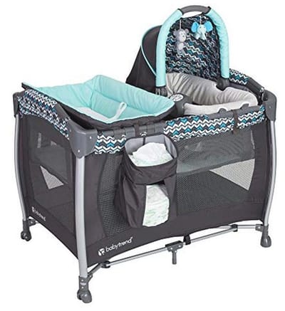 Verstelbaar Babybedje met Luxe Reiswieg en Verschoontafel - Ideaal voor Thuis en Op Reis