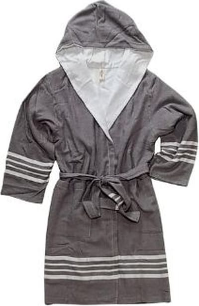 Gevoerde Hamam Badjas Sun Dark Grey