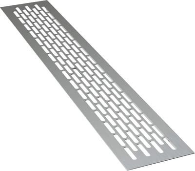 Aluminium Ventilatiegrille - Rechthoekig 48 x 8 cm | Uitlaatventiel