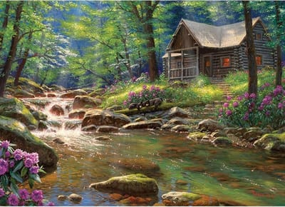 Cobble Hill Legpuzzel Fishing Cabin Karton 1000 Stukjes