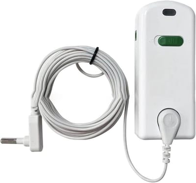 Aarding Tester - Continuïteitstester Mat - Aarding Controleren - Met 15ft Koord - 12 x 10 x 2 cm - Wit