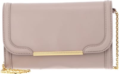 COCCINELLE Leren Schoudertas Koppeling Coccinellewyrna Handbag Powder Pink Beige
