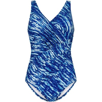 Ten Cate badpak soft cup v-neck navy current voor Dames | Maat 38